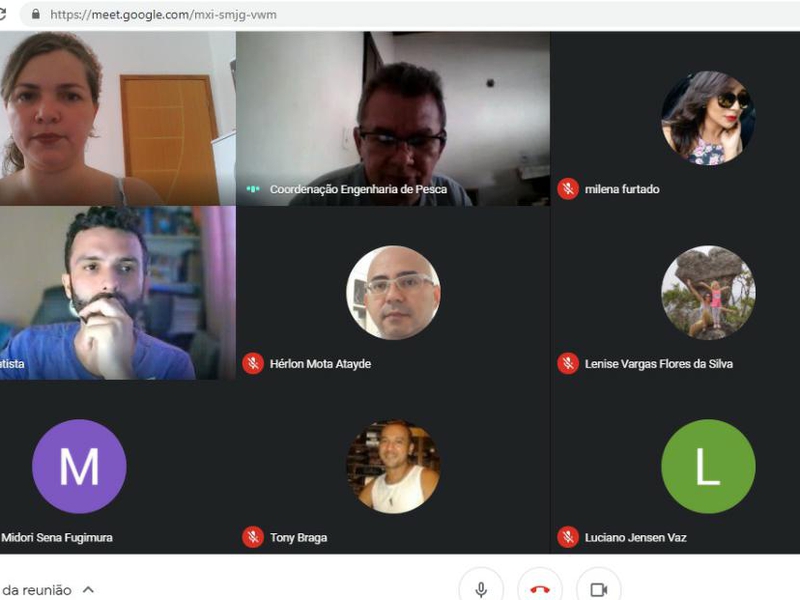 Reunião com NDE de Engenharia de Pesca